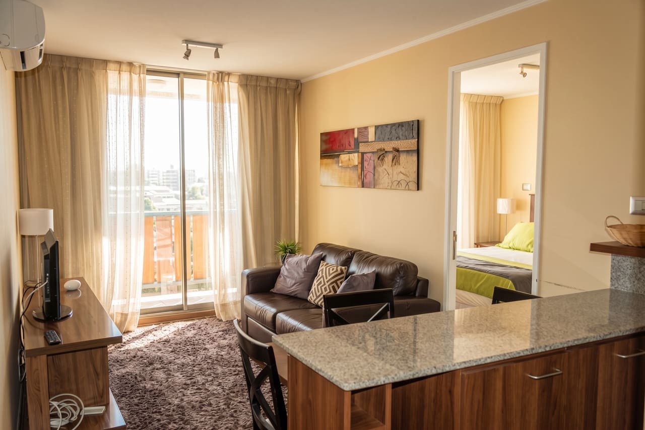 Living · departamento en arriendo en Torre del Sol, Copiapó
